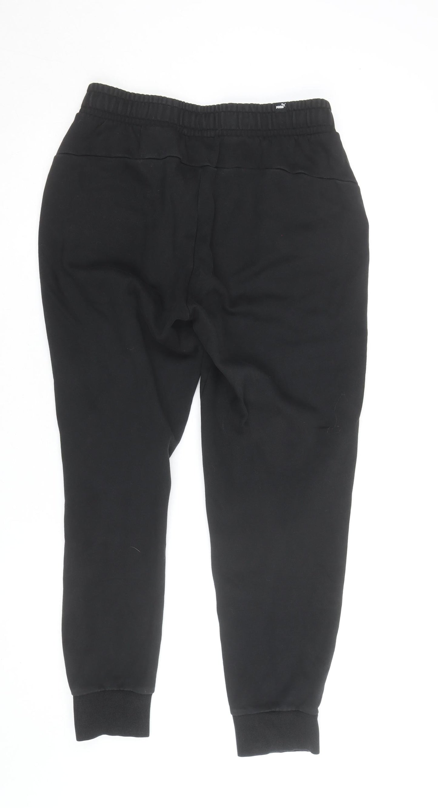 Puma Men's Black Jogger Sweatpants M Cotton Blend Activewear Trousers