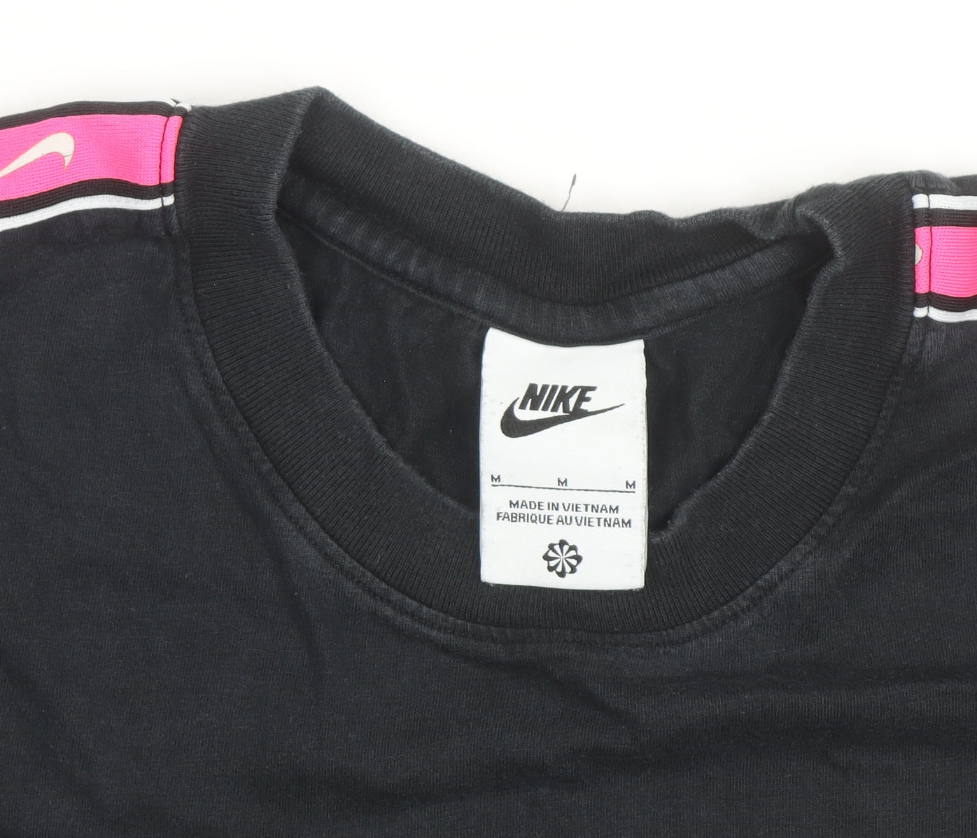 Nike Womens Black Crew Neck Short Sleeve Sports T-Shirt M