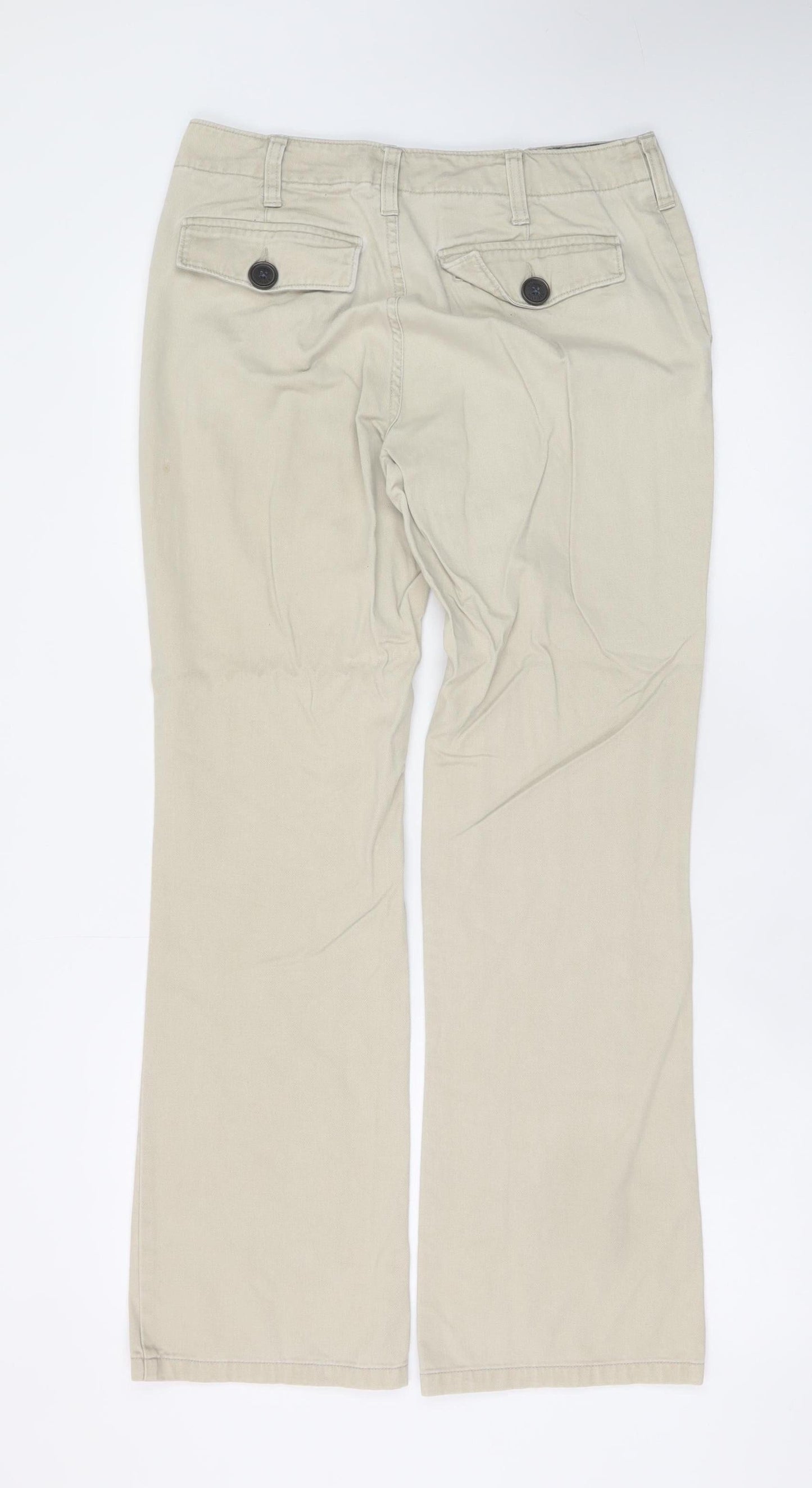Tommy Hilfiger Men's Beige Chino Trousers Size M Regular Fit