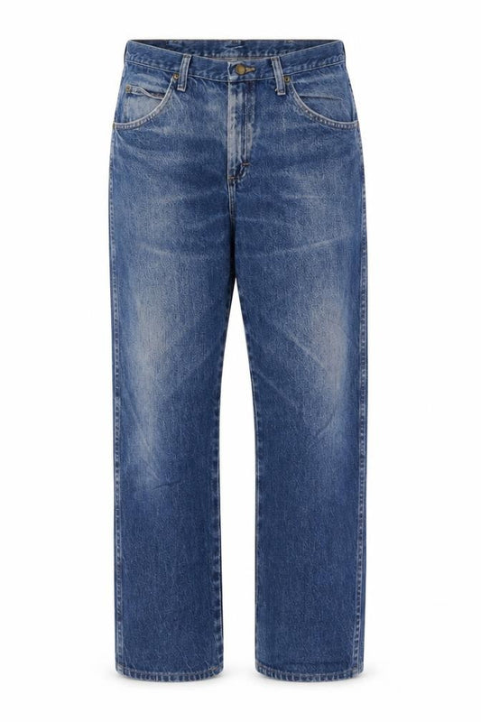 Wrangler Men's Blue Regular Fit 34x30 Straight Denim Jeans