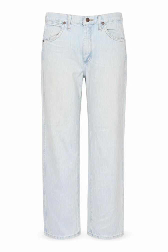 Wrangler Womens Blue 12 Straight Leg Light Wash Jeans