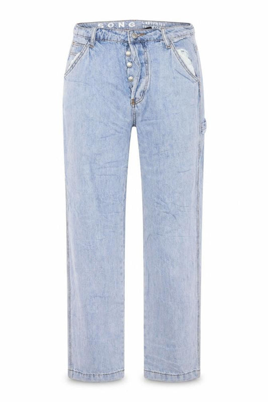 S.O.N.G Men's Blue 28 Straight Leg Denim Jeans