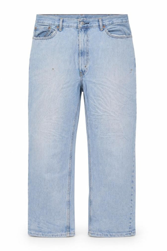 Levi's Women's Blue 16 Plus Straight Fit Mid Rise Jeans