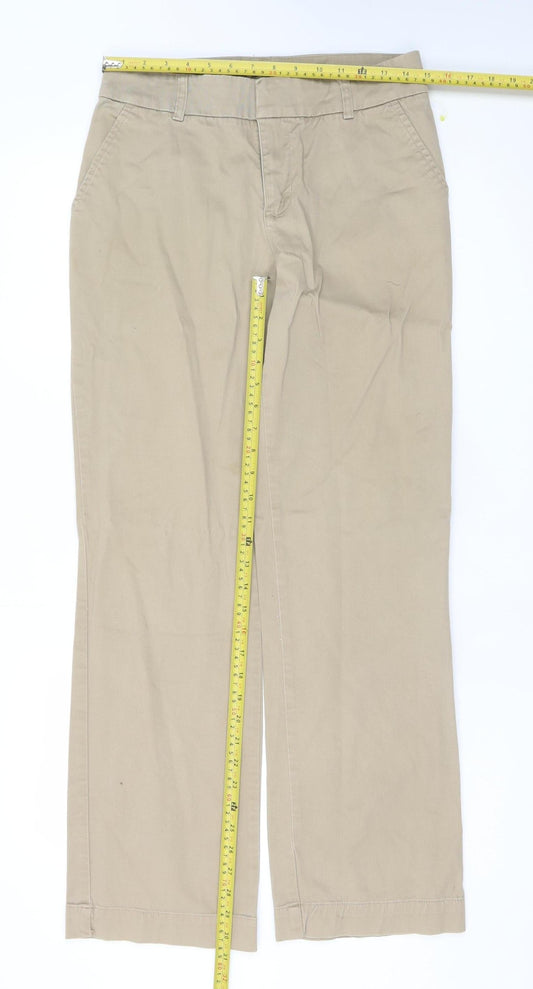 Lee Men's Beige Chino Trousers M Regular Fit Stretch Cotton