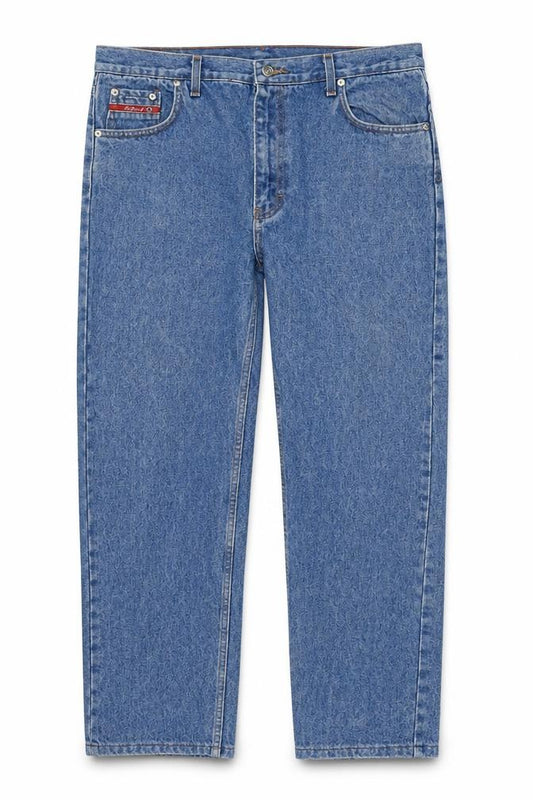 Diesel Mens Blue Straight Classic Fit Denim Jeans Size 35L