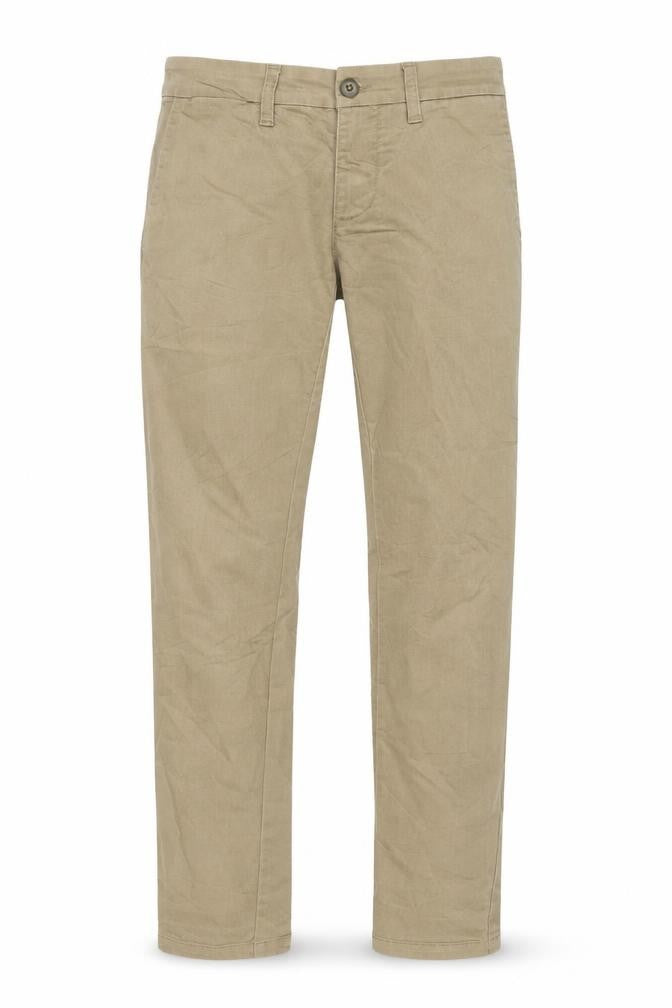 Carhartt WIP Men's Beige Chino Trousers 28x32 Slim Fit Cotton Blend