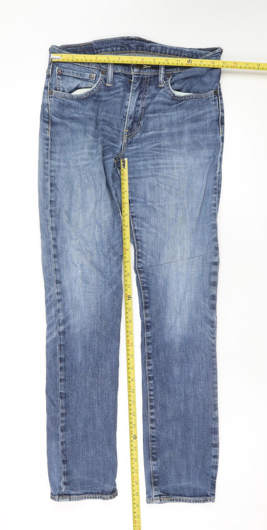 Levi's Men's Blue Straight Leg Denim Jeans W31 L32 Regular Fit