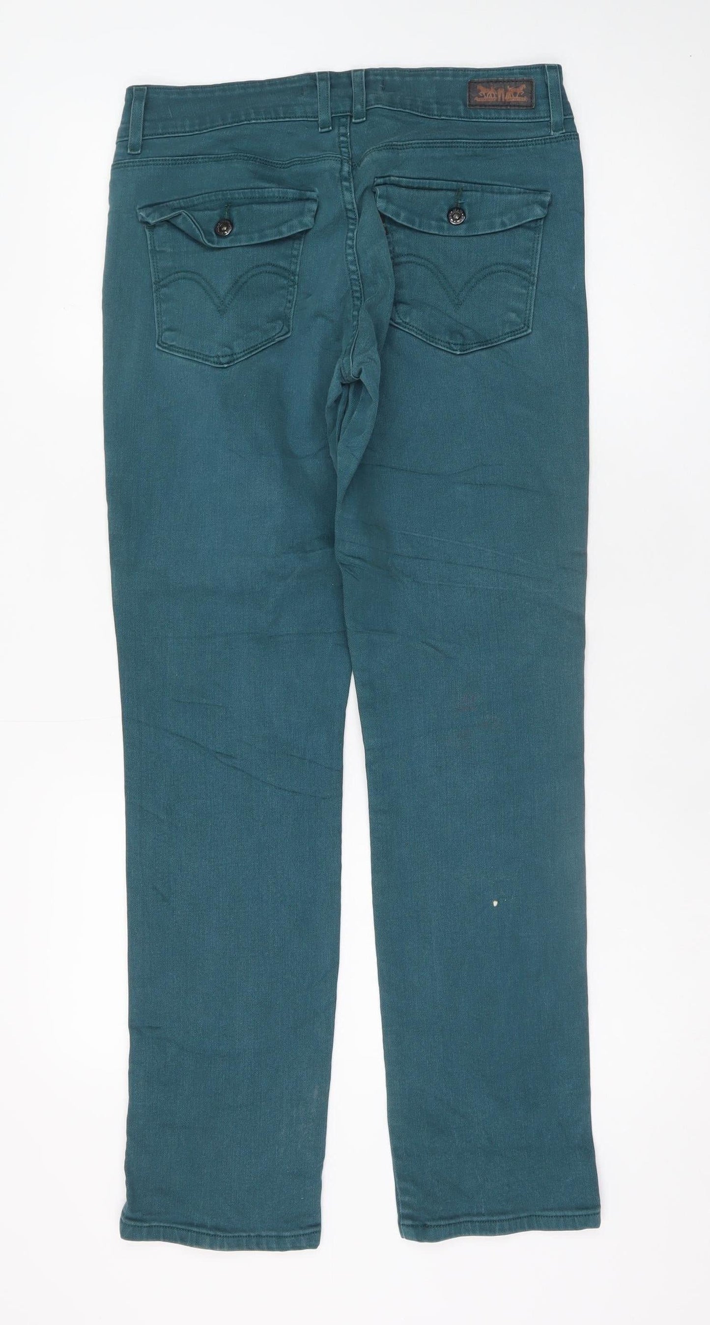 Levi's Women's Green Mid Rise Skinny Jeans Size 8M