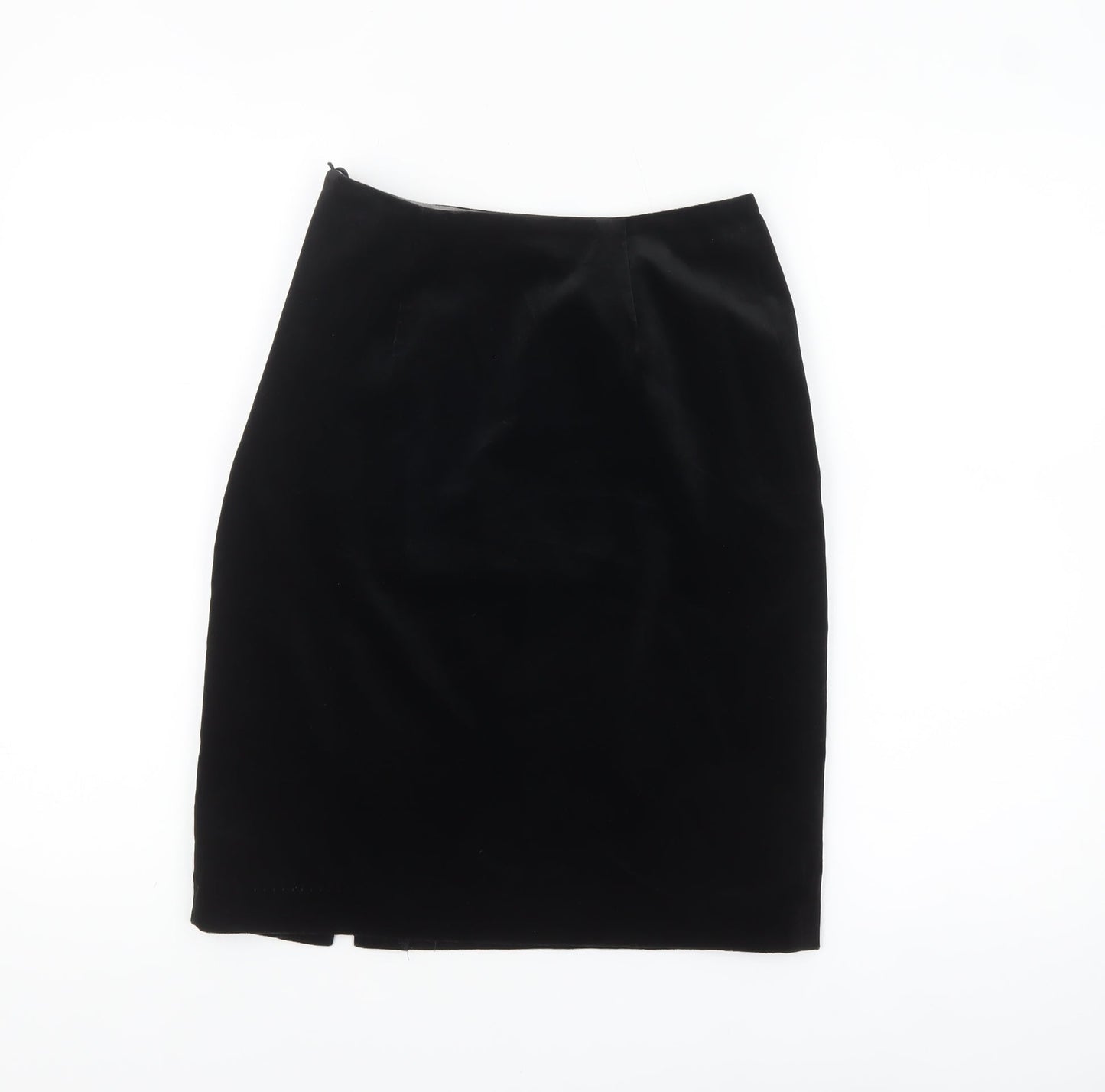 Marks and Spencer Women’s Black Velvet Pencil Skirt Size 8