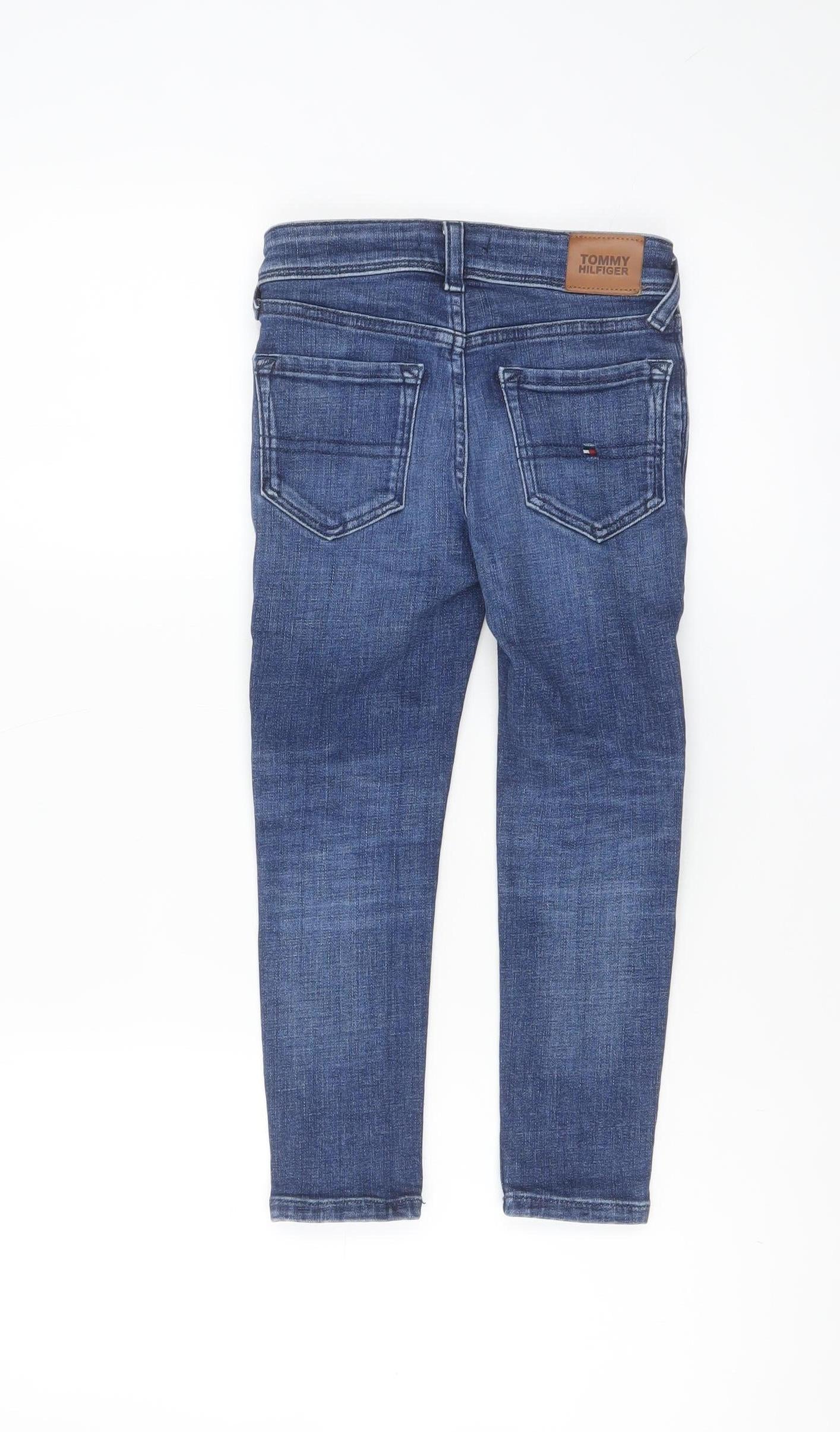 Tommy Hilfiger Boys Blue Skinny Denim Jeans Size 6 Years