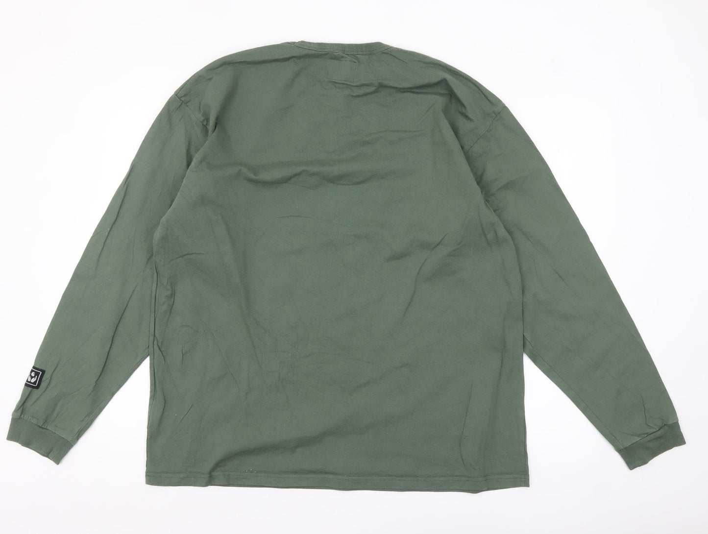 Carhartt WIP Mens Green XL Long Sleeve Military Cotton Top