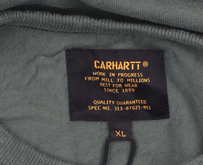 Carhartt WIP Mens Green XL Long Sleeve Military Cotton Top