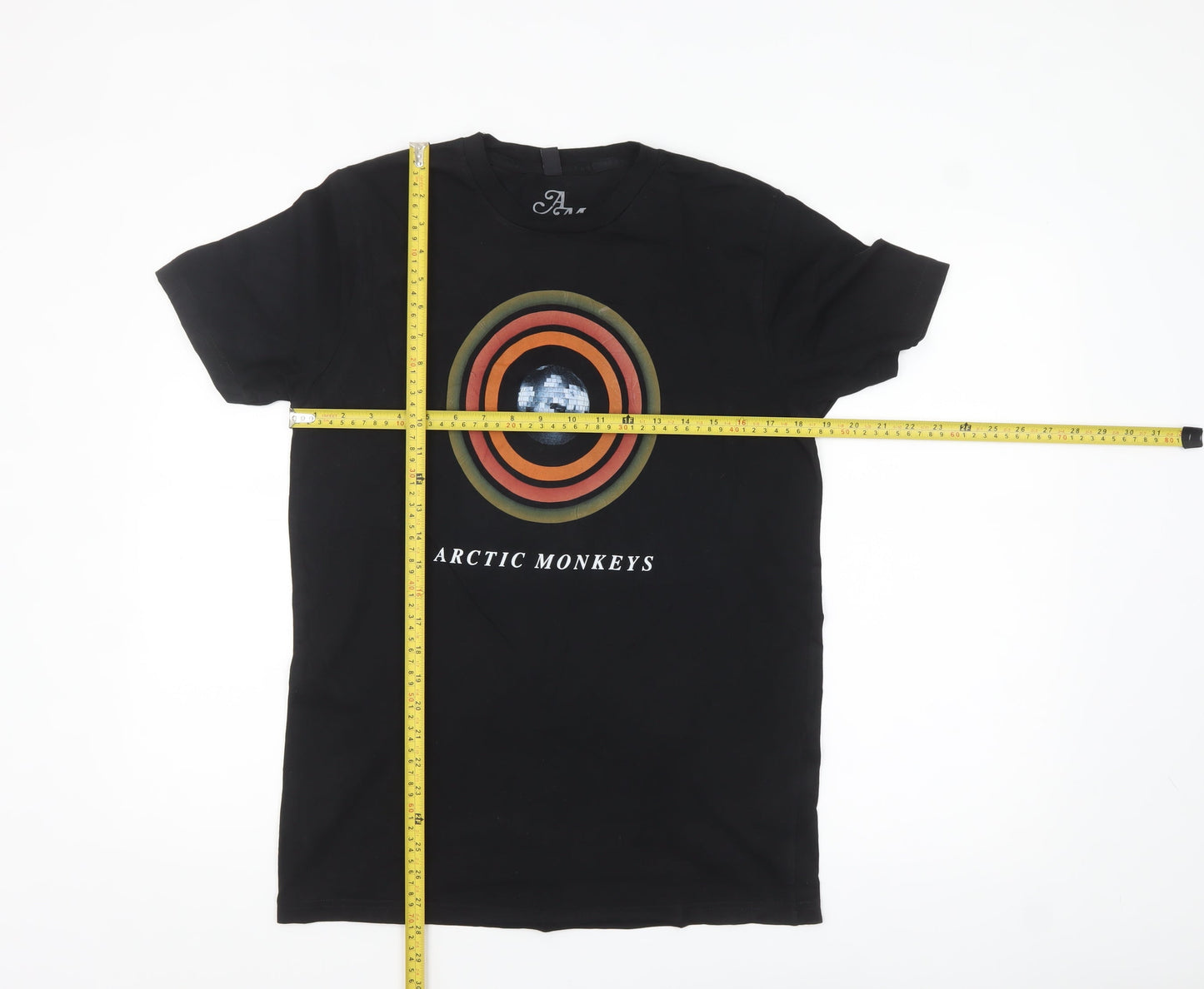 Earth Positive Men's Black Arctic Monkeys Tour 2023 Band T-Shirt Size S