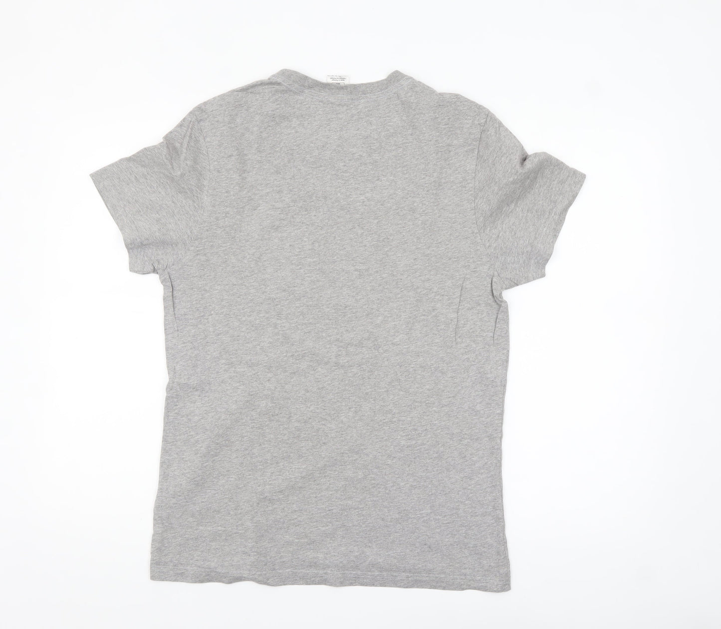 The North Face Men's Grey Crew Neck Short Sleeve Cotton T-Shirt M