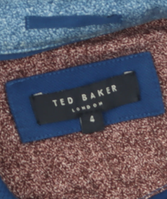 Ted Baker Men’s Blue Cotton Elastane Polo Shirt Size L