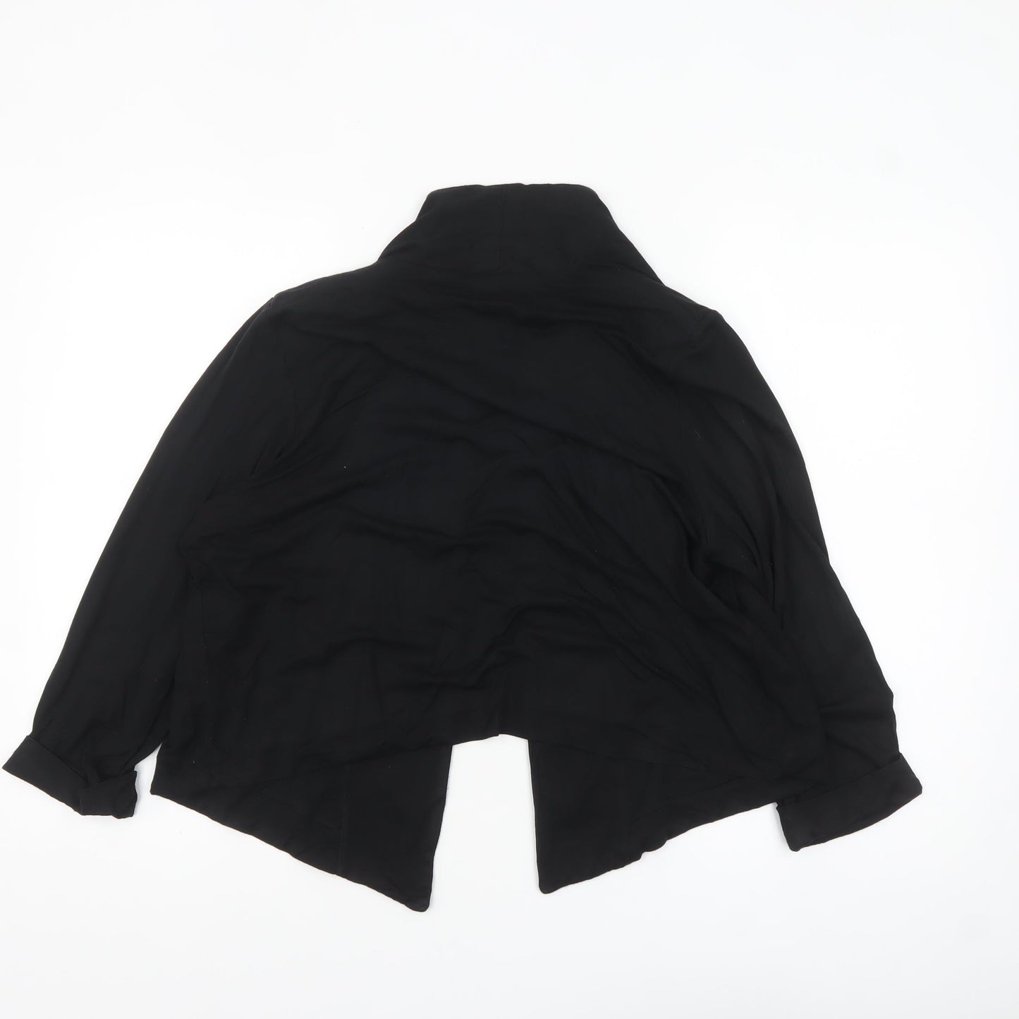 Marks and Spencer Women’s Black Viscose Open Jacket Size 20