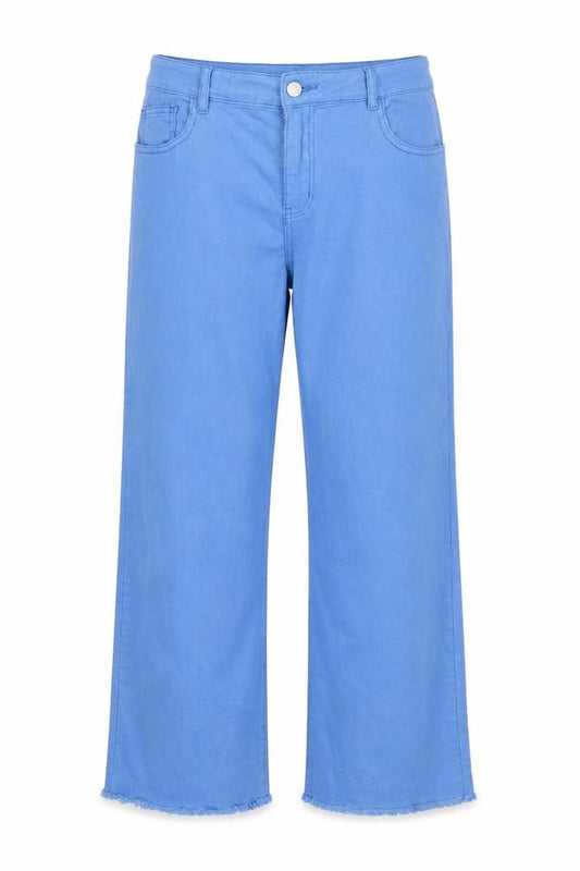 Zac & Zoe Women’s Blue Wide-Leg Stretch Cotton Jeans Size 2XL