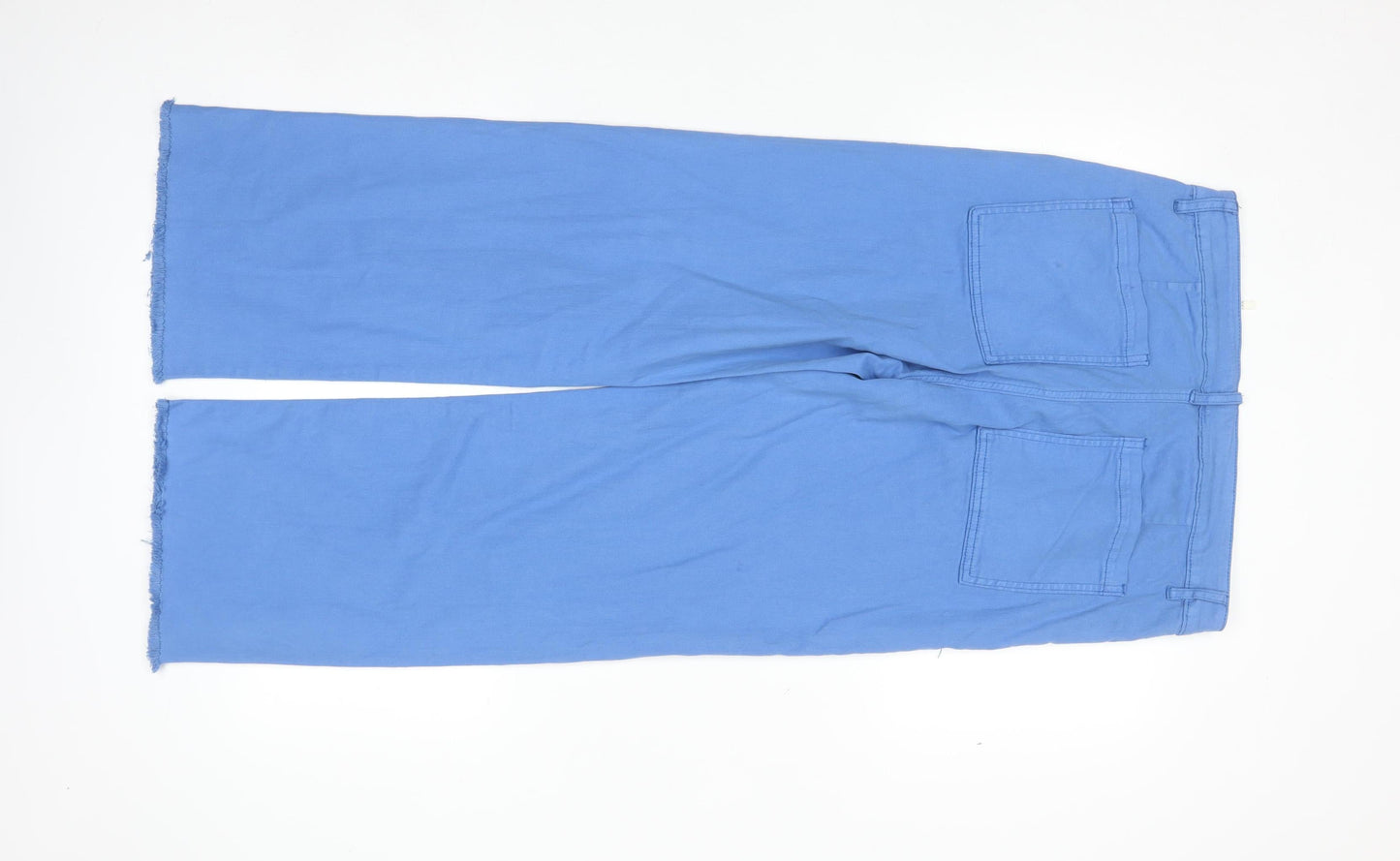 Zac & Zoe Women’s Blue Wide-Leg Stretch Cotton Jeans Size 2XL