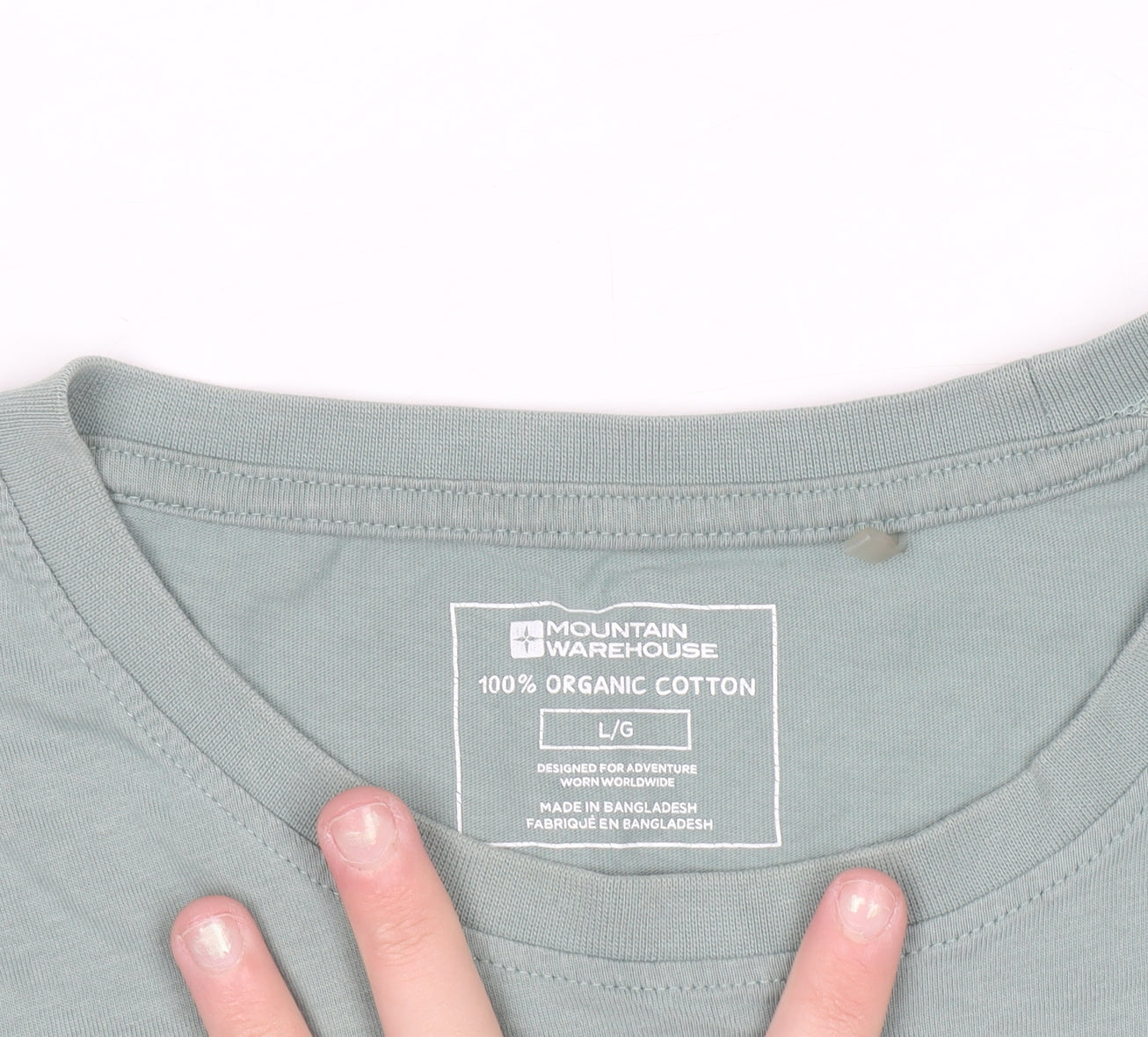 Mountain Warehouse Men’s Green Outdoor Graphic T-Shirt Size L Cotton