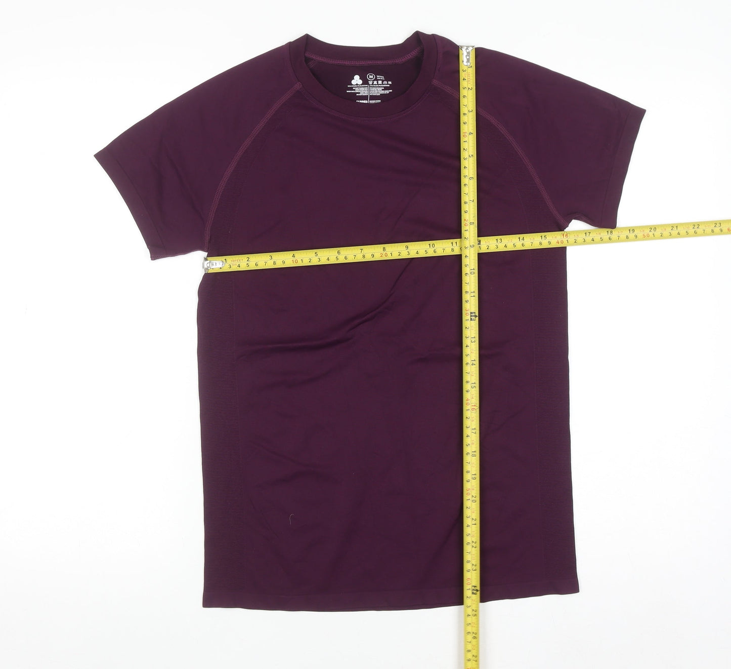 Dunnes Stores Men's Purple Athletic T-Shirt M Moisture Wicking Gym Top