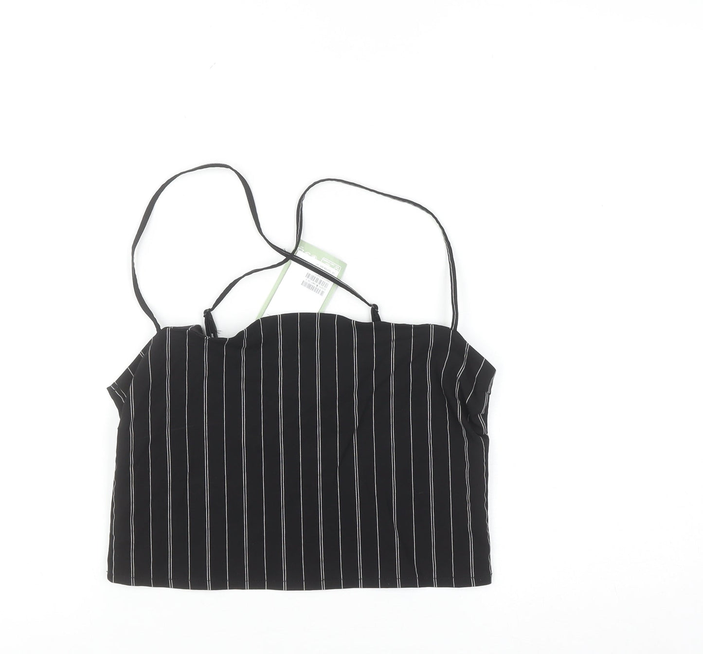 H&M Divided Women’s Black Striped Camisole Top Size 12