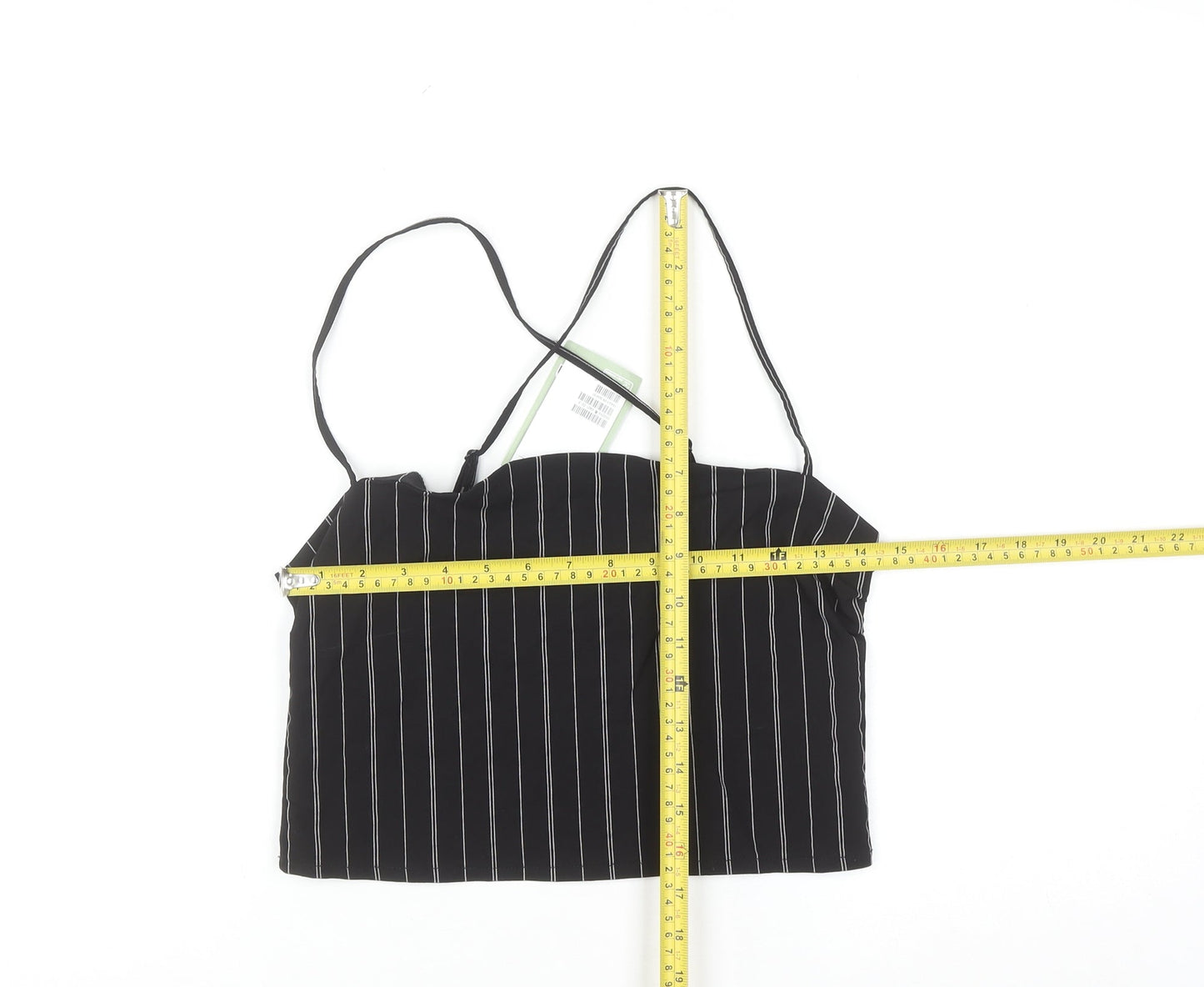 H&M Divided Women’s Black Striped Camisole Top Size 12