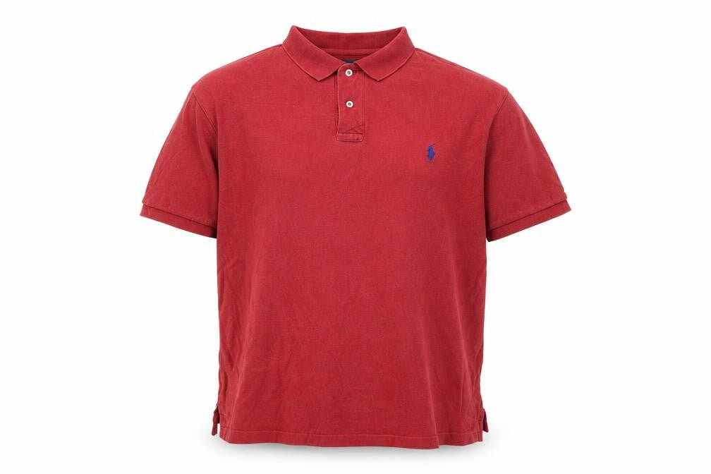 Ralph Lauren Men's Red Slim Fit 2XL Cotton Polo Shirt