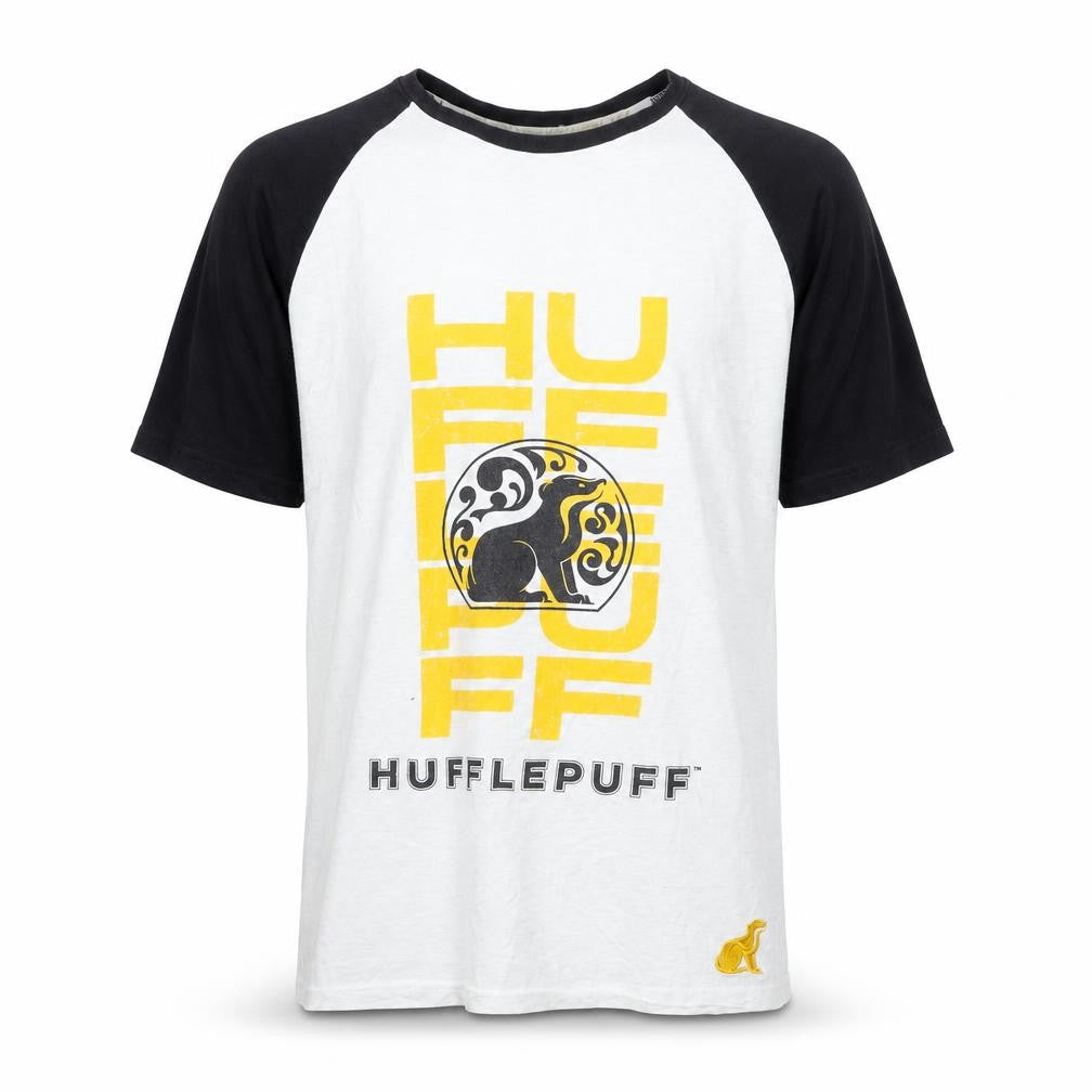 Harry Potter Hufflepuff Men's Multicoloured Graphic T-Shirt Size S