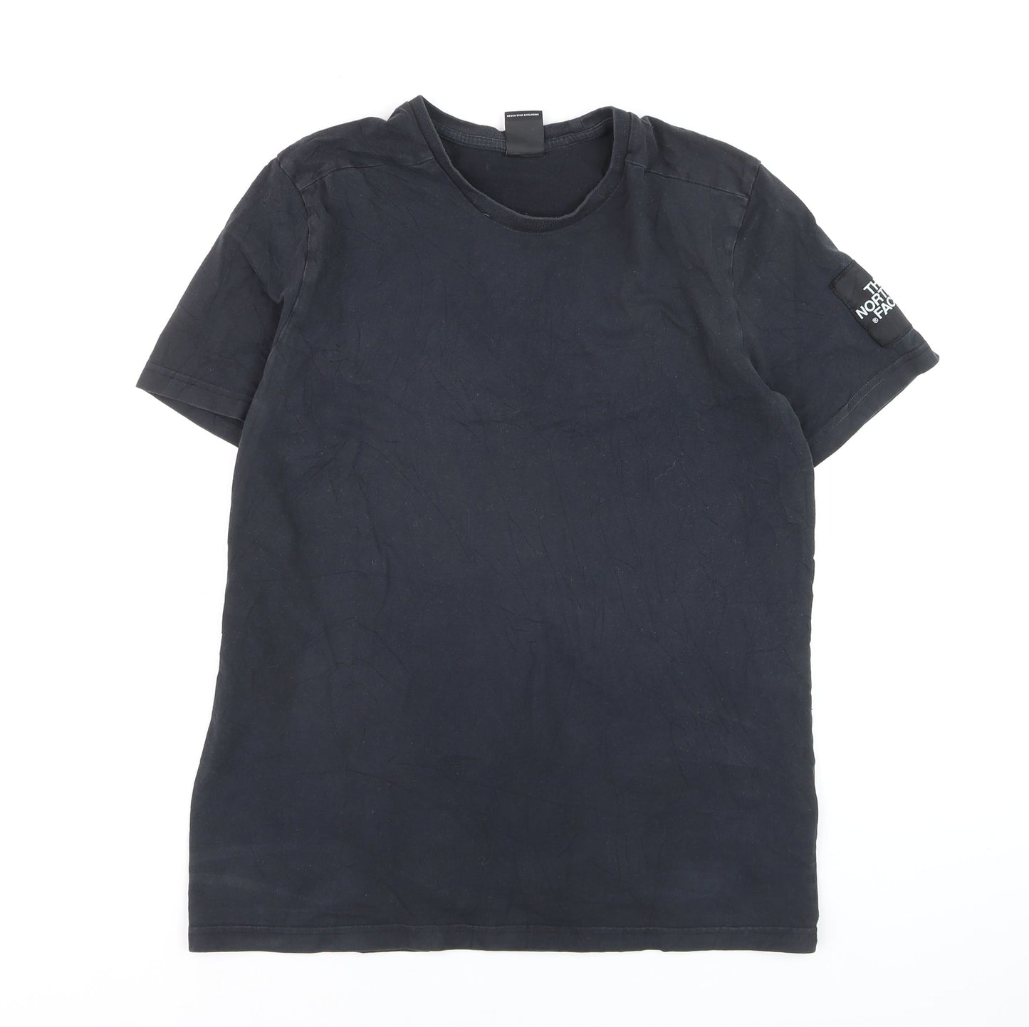 The North Face Men's Black Regular Fit Cotton T-Shirt Size L
