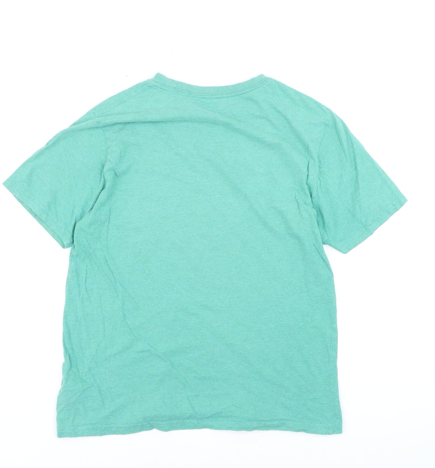 Polo Ralph Lauren Men's Green Crew Neck Cotton T-Shirt L