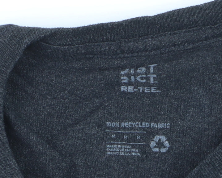 District Men’s Charcoal Grey MathWorks Recycled Cotton T-Shirt Size M