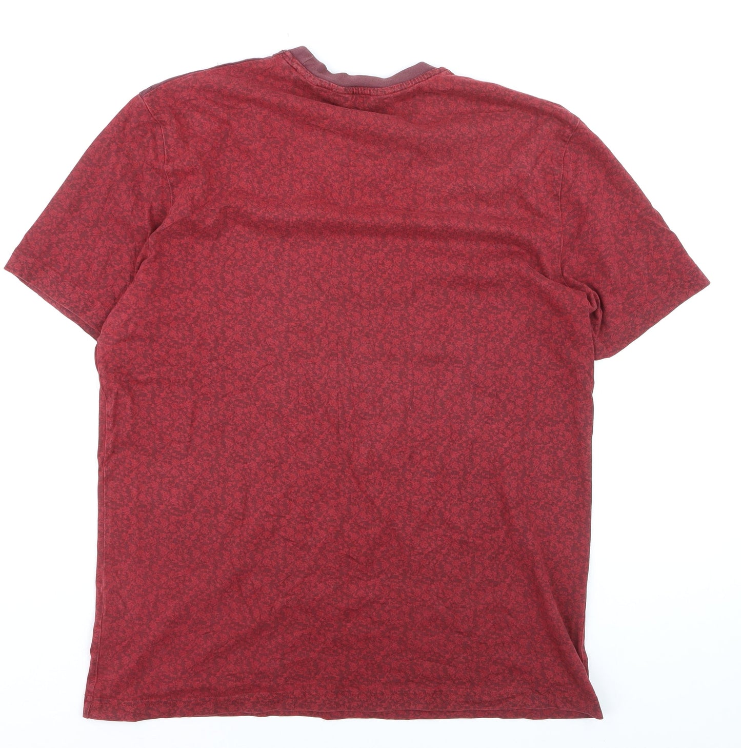 Original Penguin Men's Red Crew Neck Short Sleeve Cotton T-Shirt XL