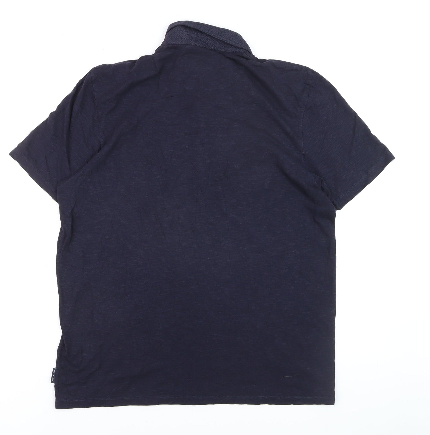 Ted Baker Men’s Blue Cotton Blend Polo Shirt Size L