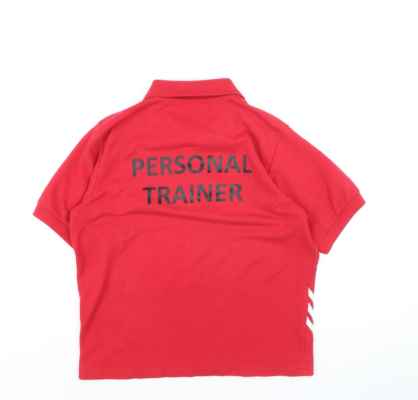 GRYZKO Men’s Red Personal Trainer Polo Shirt Size S Activewear Top