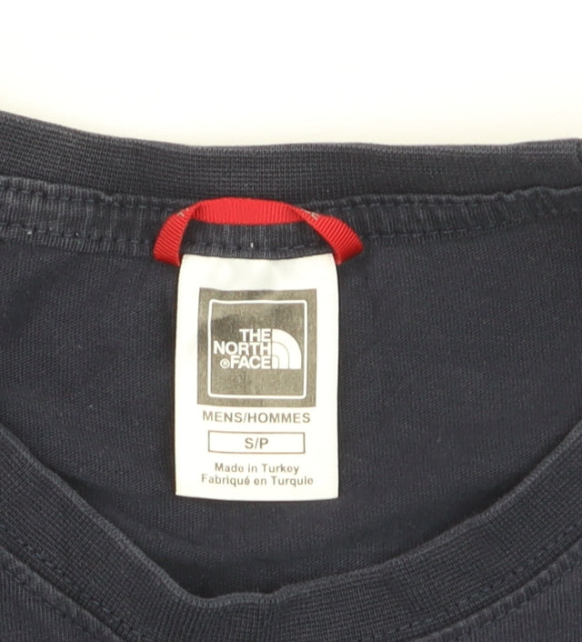 The North Face Men's Blue Small Crew Neck Cotton Outdoor T-Shirt