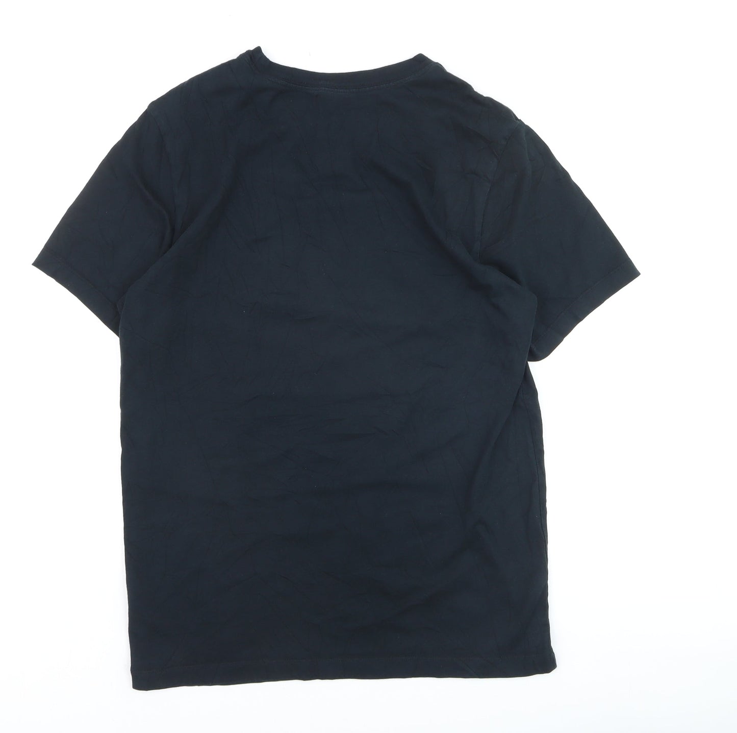 Nike Women's Black Graphic T-Shirt Small Short Sleeve Cotton