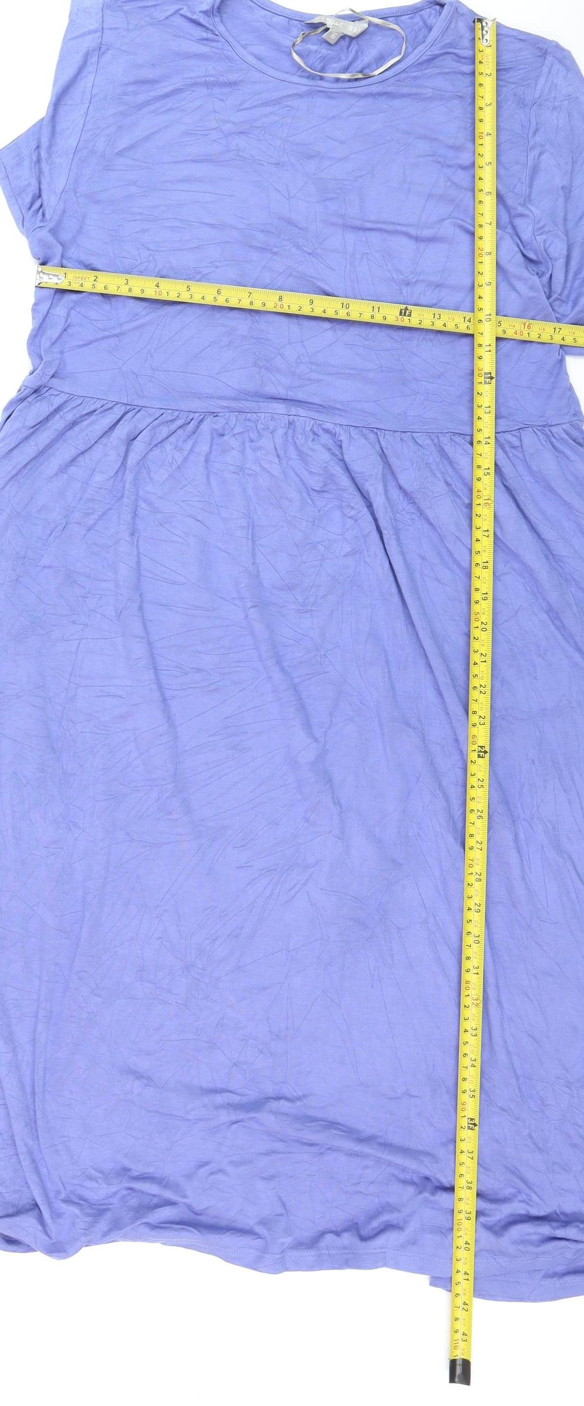 Pebble Bay Women’s Purple T-Shirt Dress Size 16 Casual Jersey