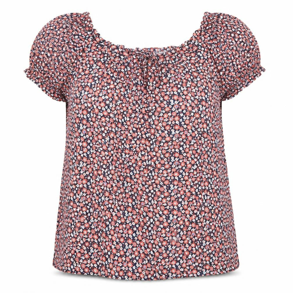 Marks & Spencer Women’s Multicoloured Floral Short Sleeve Blouse Size 14
