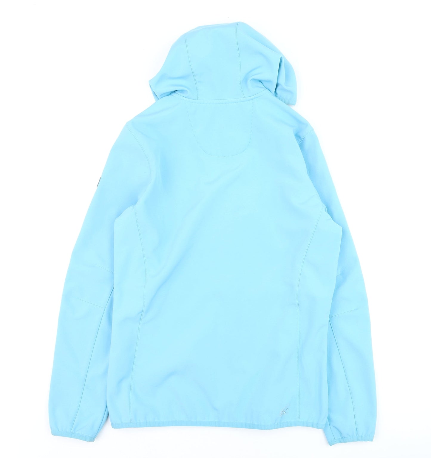 Regatta Women's Blue Soft Shell Hooded Activewear Jacket Size 12