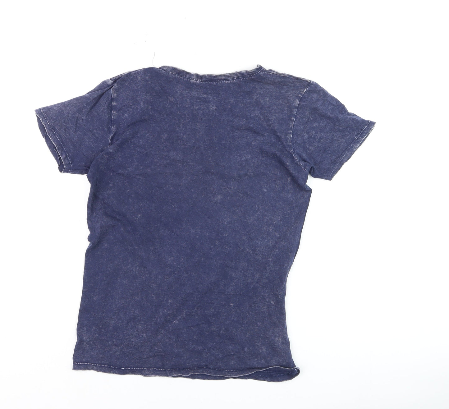 NFR Womens Blue Rodeo Graphic T-Shirt Small 100% Cotton Casual