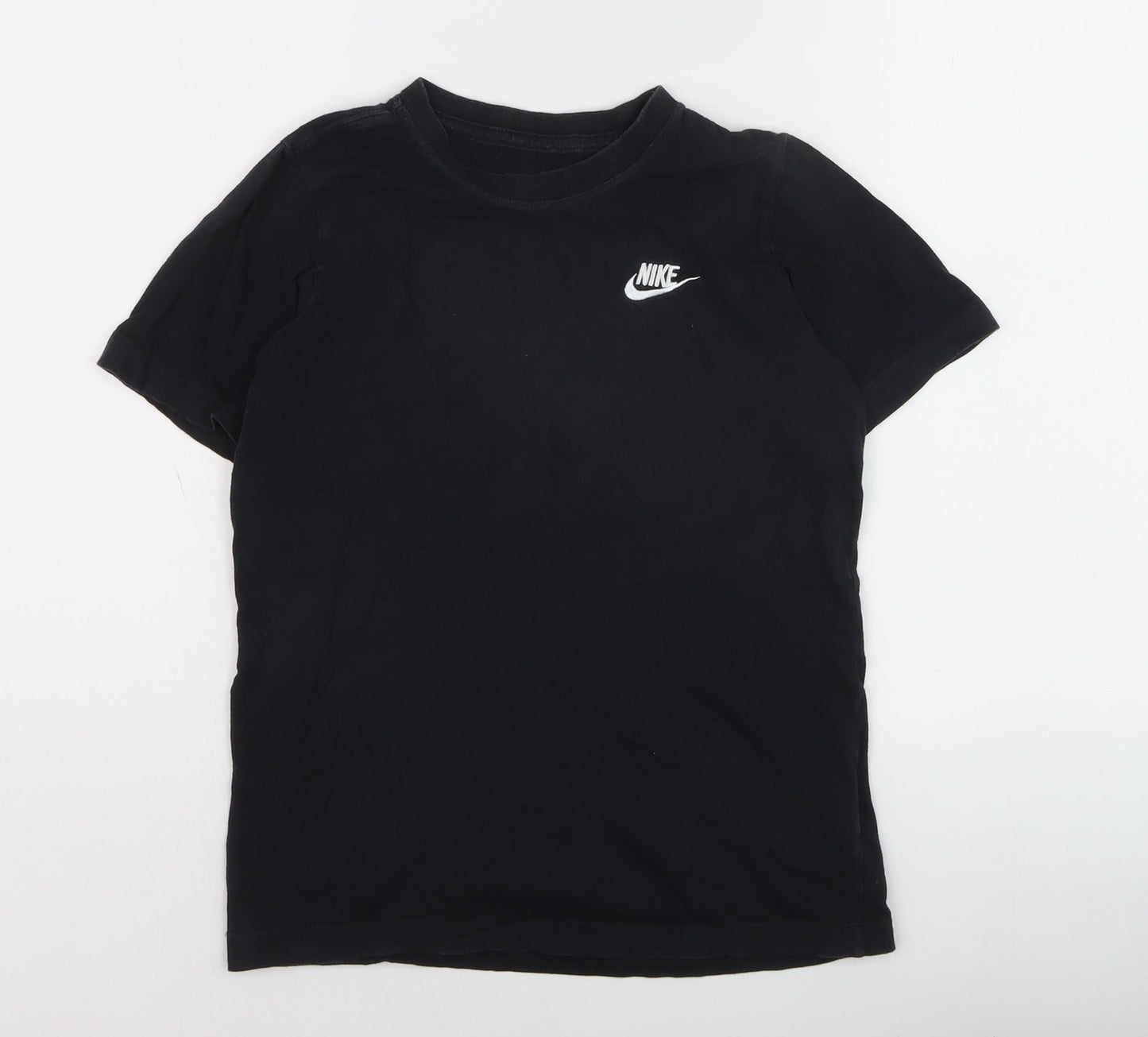 Nike Boys Black L The Nike Tee Short Sleeve Crew Neck T-Shirt
