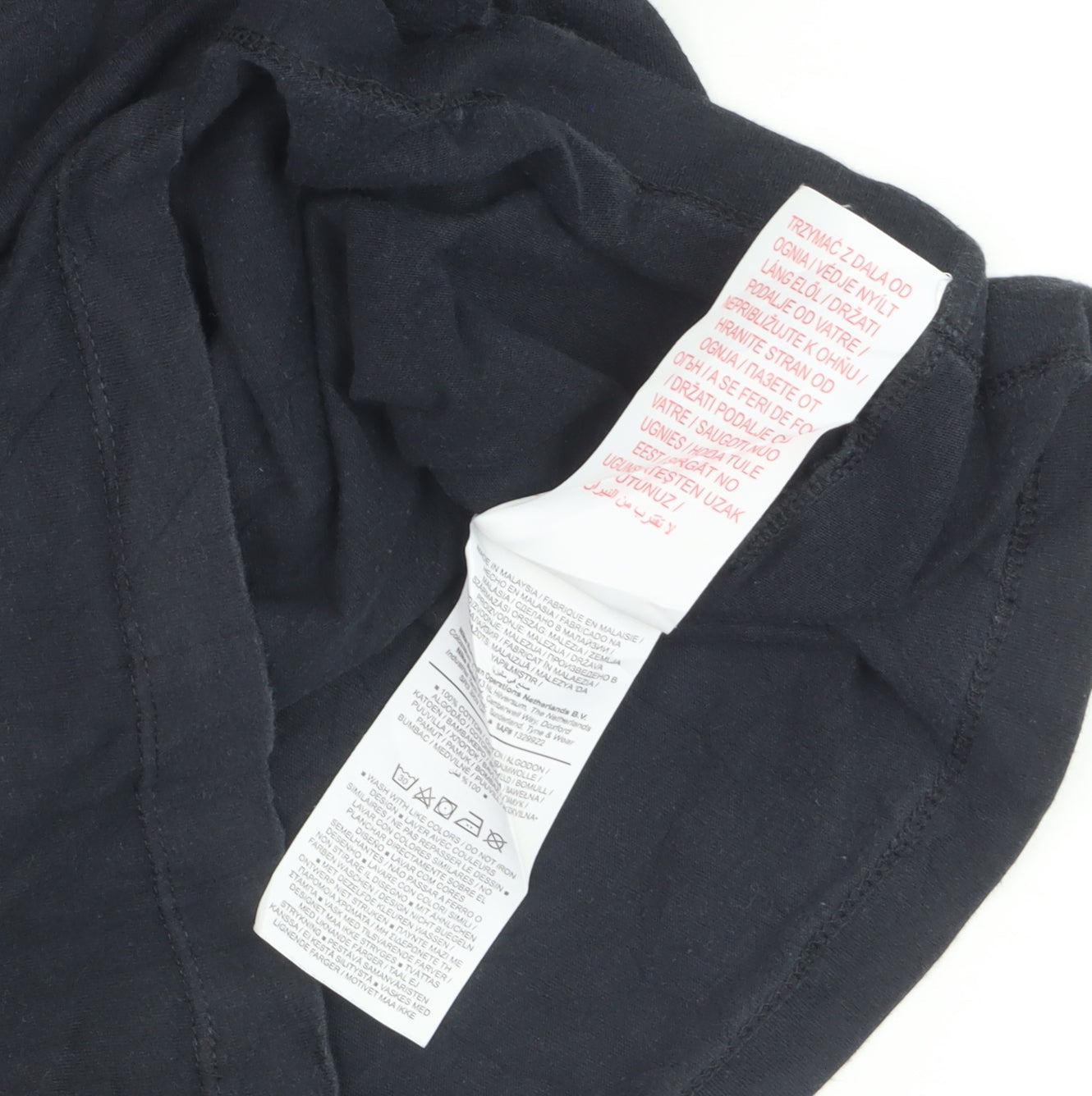 Nike Boys Black L The Nike Tee Short Sleeve Crew Neck T-Shirt