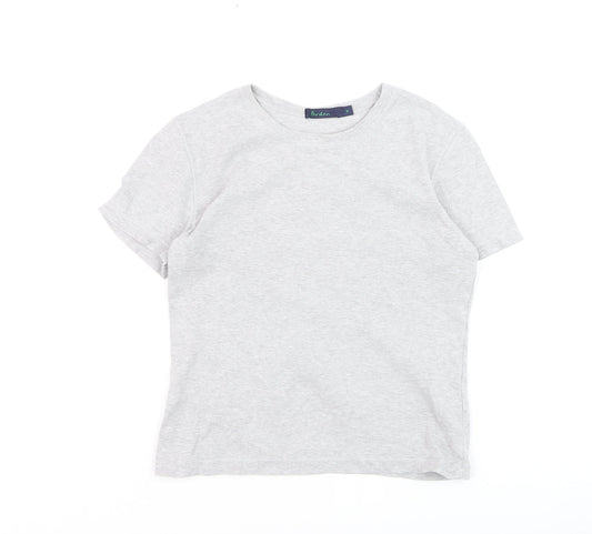 Boden Women’s Grey Cotton Short Sleeve Basic T-Shirt Size M