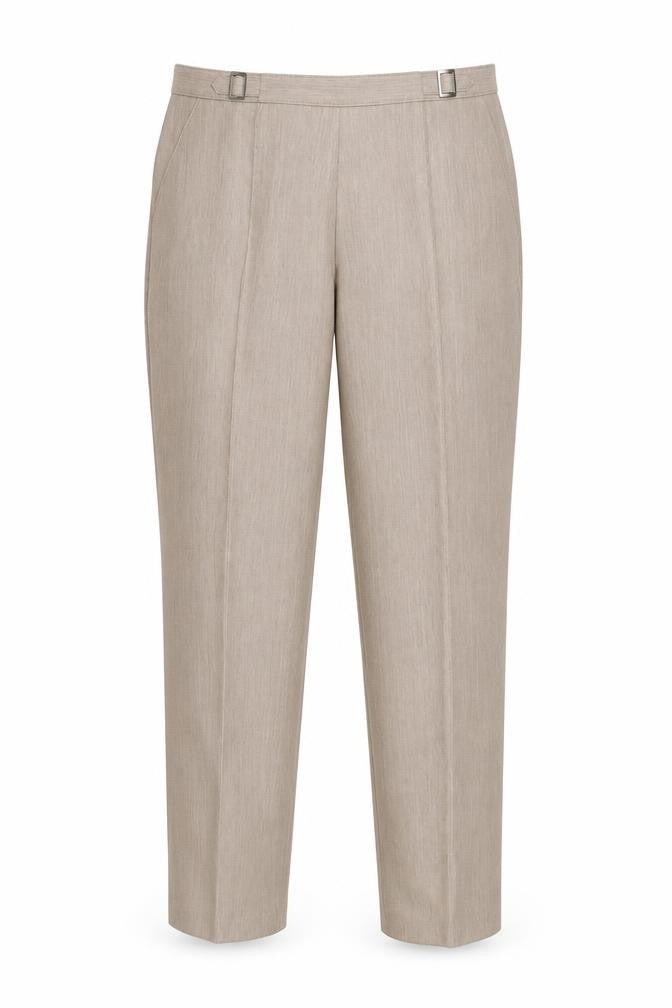 Marks & Spencer Womens Beige Size 12 Straight Leg Business Trousers