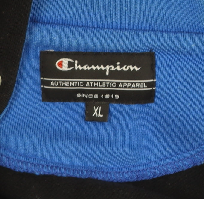Champion Men's Black XL Sixers Full Zip Hooded Track Jacket
