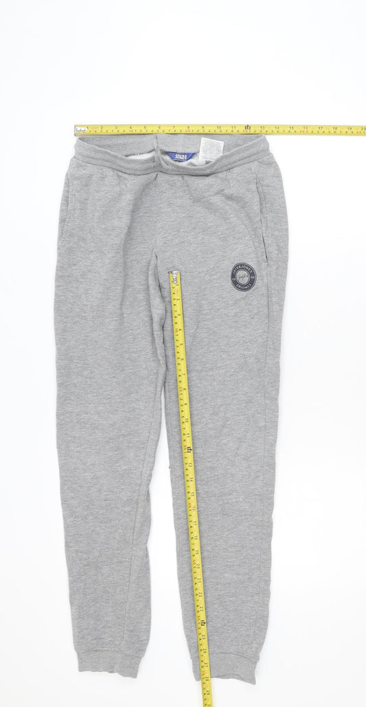 Jack & Jones Teens Grey Joggers XS Regular Fit Elastic Waist