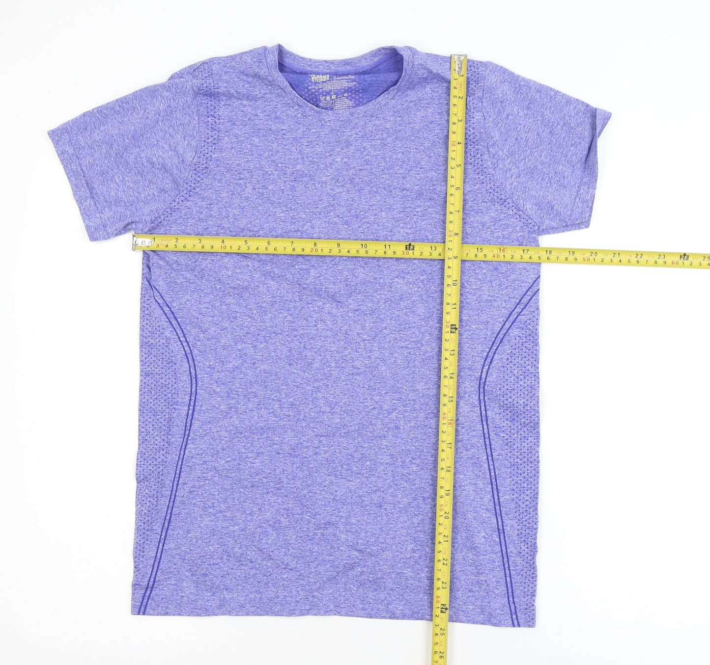 Dunnes Stores Men's Blue Athletic Fit Moisture Wicking T-Shirt M