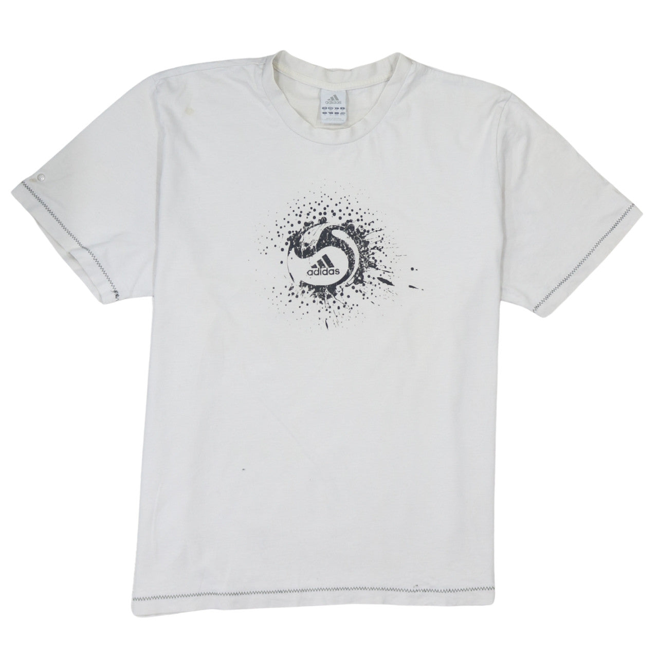 Adidas Men's White XL Short Sleeve Graphic Sports T-Shirt