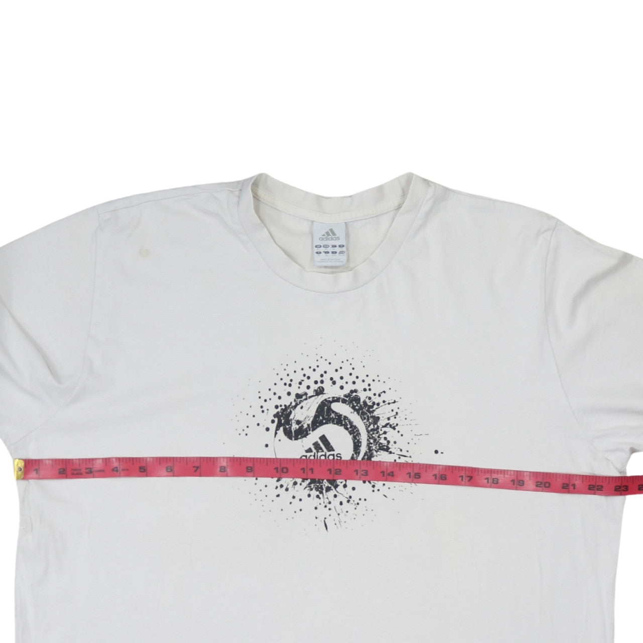 Adidas Men's White XL Short Sleeve Graphic Sports T-Shirt