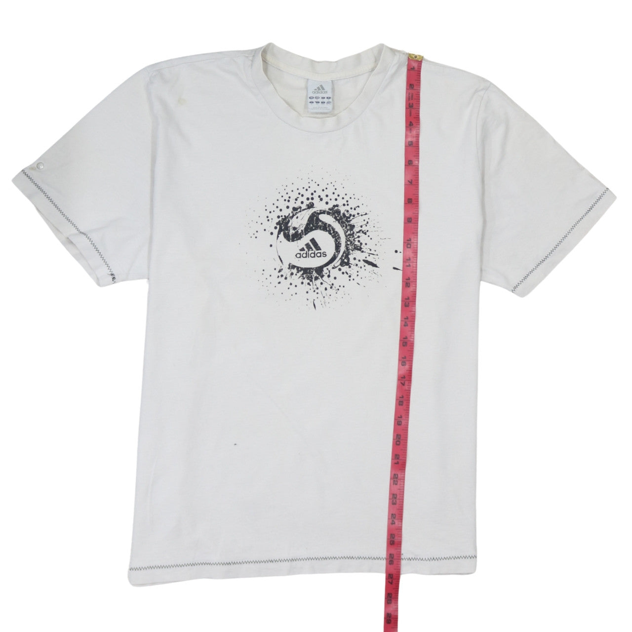 Adidas Men's White XL Short Sleeve Graphic Sports T-Shirt